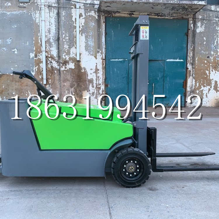 合浦县小型电动叉车1吨2吨步行站驾式电瓶堆高充电装卸车液压升降车铲车